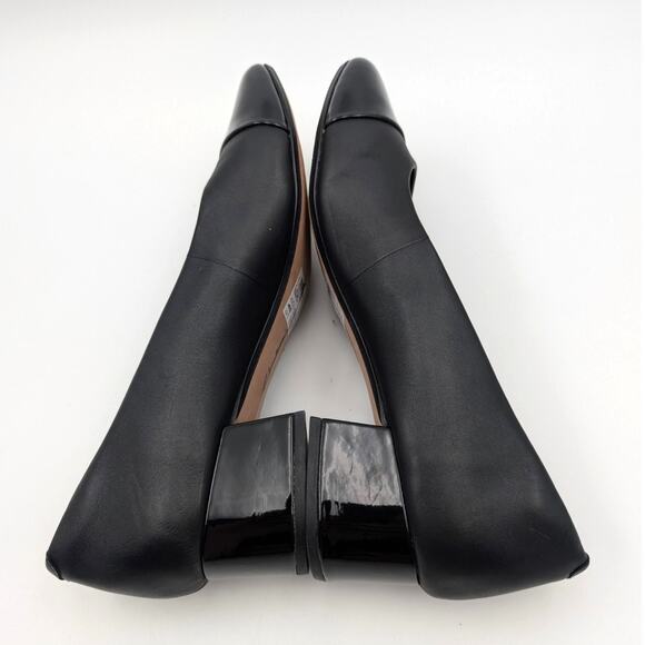 Clarks Marilyn Sara Block Heel Pumps Round Toe Women's Black Size US10M EU41.5 - Picture 4 of 8